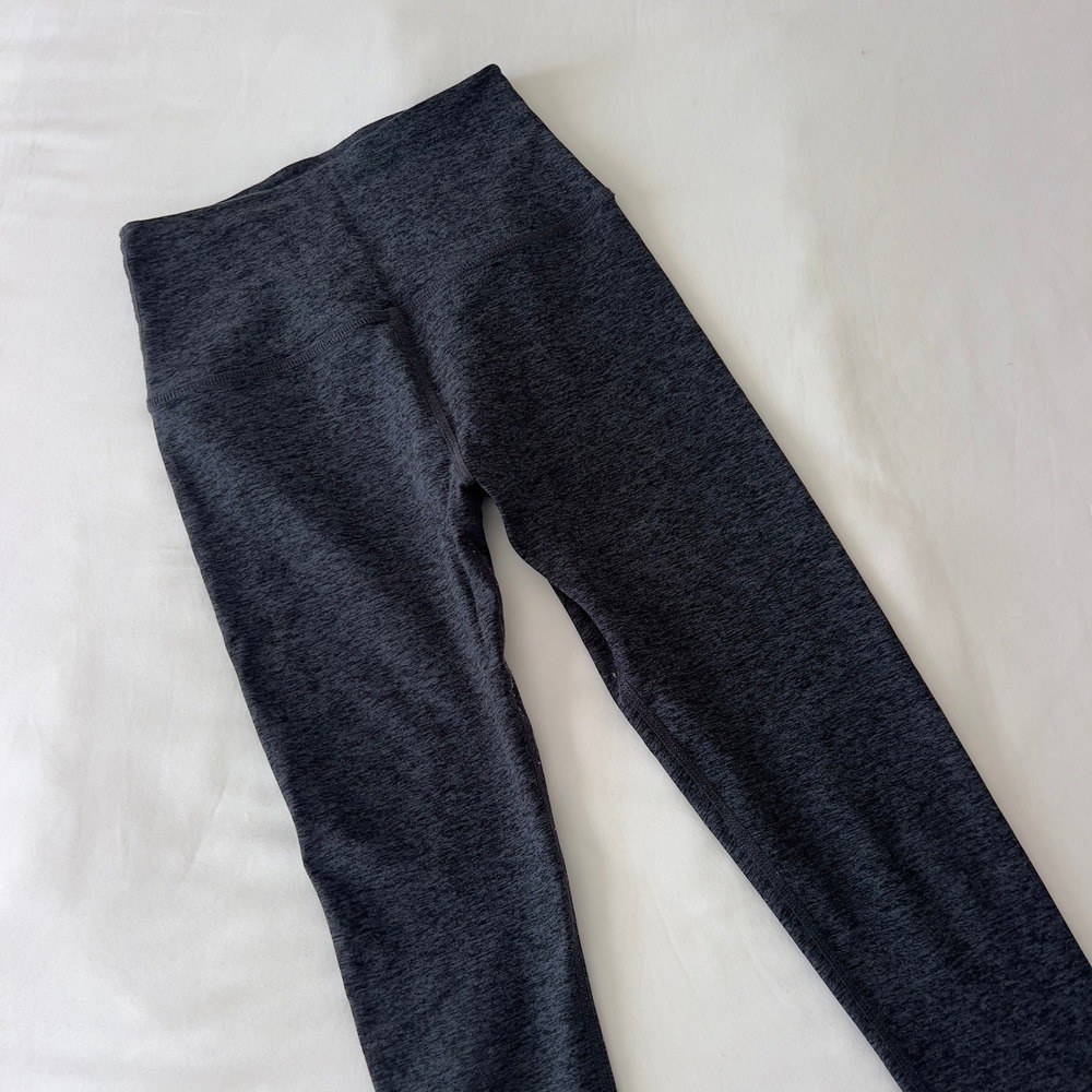 Beyond Yoga Spacedye High Waisted Midi Leggings Charcoal Gray Heathered Womens S